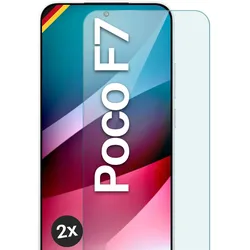 moex Klares Panzerglas für Poco F7 – passgenaue 9H Schutzfolie für zuverlässigen Displayschutz – ShockProtect Klar