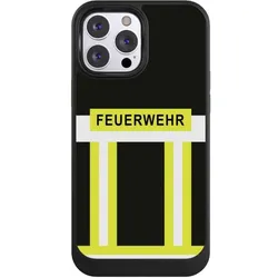 Nivocase Hülle für Apple iPhone 13 Pro Max Handyhülle NIVOcore Case Schwarz Beruf Feuerwehr Feuerwehrmann (Apple iPhone 13 Pro Max), Smartphone Hülle, Schwarz