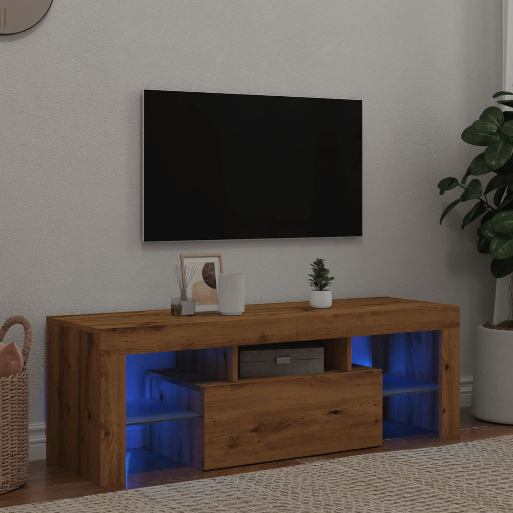 Ivy Bronx Kumari TV Stand for TVs up to 55" Artisan Oak 55"