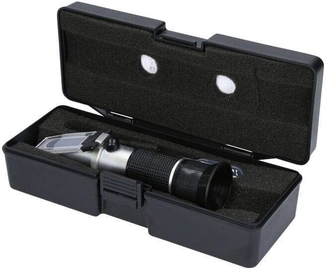 Réfractomètre- Appareil de contrôle optique pour liquide de batteries, liquide de refroidissement et additifs AdBlue® ; KS Tools (550.1285)