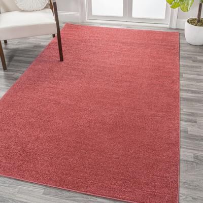 JONATHAN Y Tumbling Solid Low-Pile Area Rug