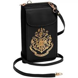 Harry Potter Umhängetasche – Crossbody Tasche mit Hogwarts Wappen, vielseitige Schultertasche für Fans