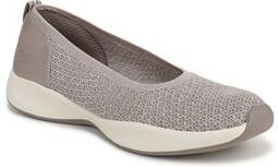 Wide Width Women's Unity Skimmer Flat by Bzees for LifeStride in Simply Taupe (Size 7 W)