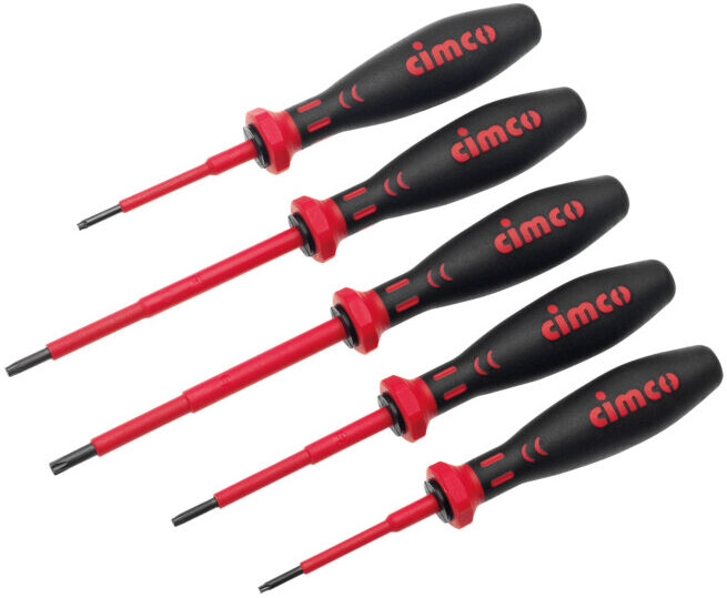 Cimco Set de tournevis ronds 2K VDE 6 pièces 117900 (117900)