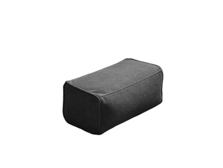KUNYOS Gefüllter Sitzsack mit Füllstoff, wasserdichter Pouf, Stuhl, Garten, Strand, Pool, Ottomane, Salon, Sofasitz(Dark Grey-Stool)
