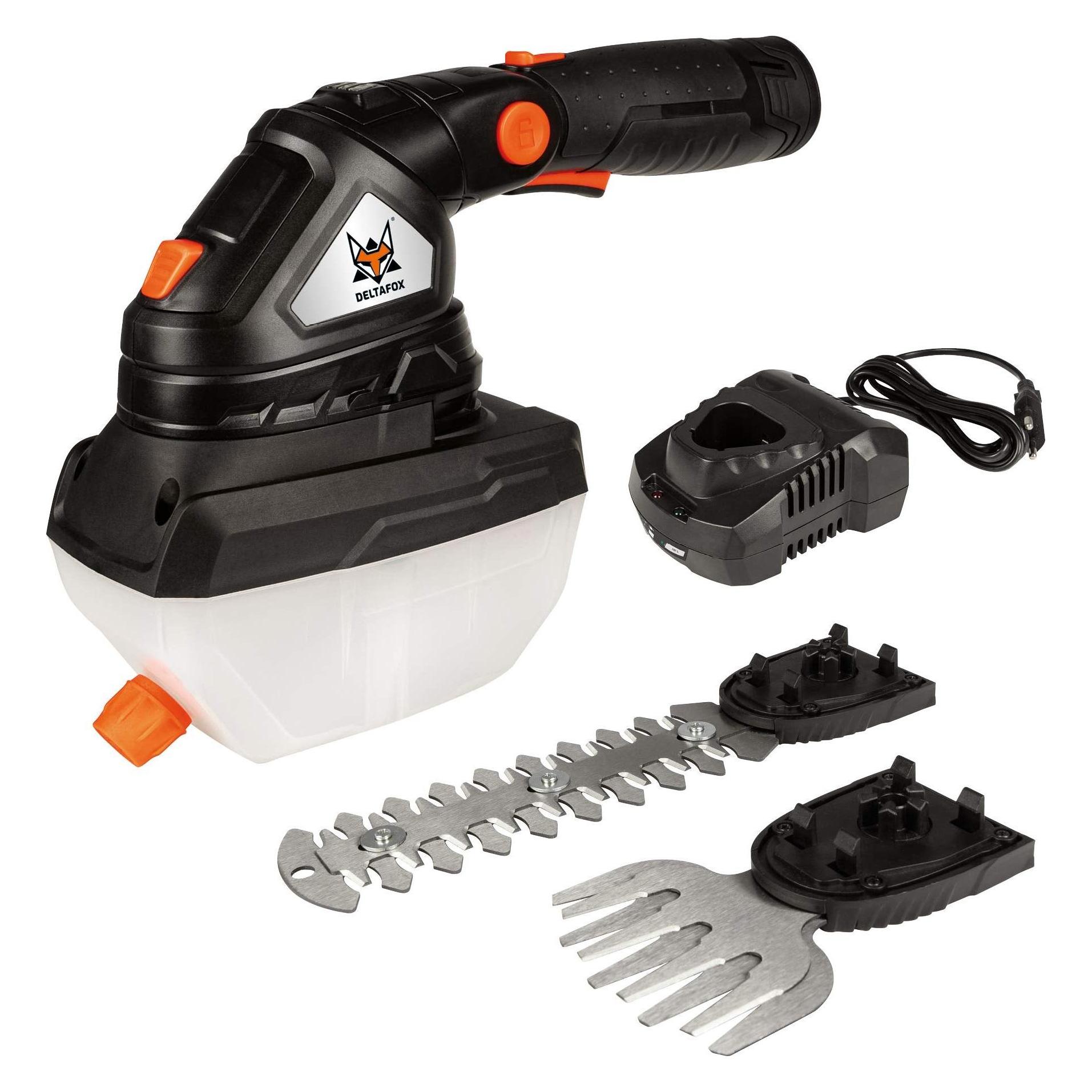 Deltafox Cordless Grass / Hedge Trimmer 10.8V DG-CGC 1080 3in1 Set (Akkubetrieb) (Deltafox)