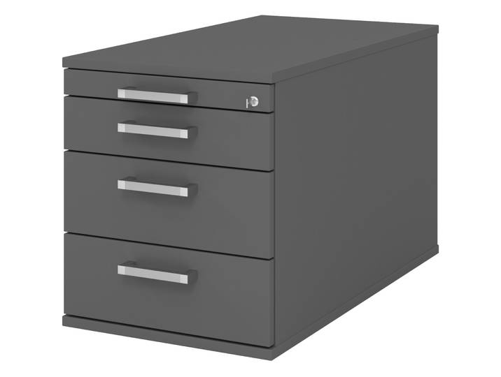 Rollcontainer Office graphit B 42.8 T 80 H 51.2 cm - Rollcontainer