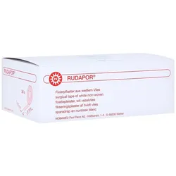 NOBA Rudapor® Fixierpflaster ohne Seitenscheiben - 9,14 m x 1,25 cm 24 Stück 24 St