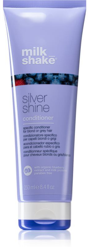 milk_shake® Silver Shine Balsam til blond hår til at neutralisere gule toner 250 ml