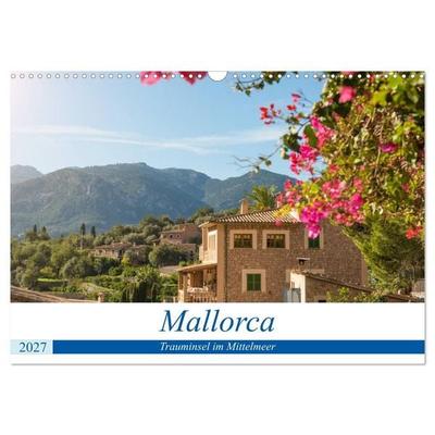 Mallorca - Trauminsel im Mittelmeer (Wandkalender 2027 DIN A3 quer), CALVENDO Monatskalender