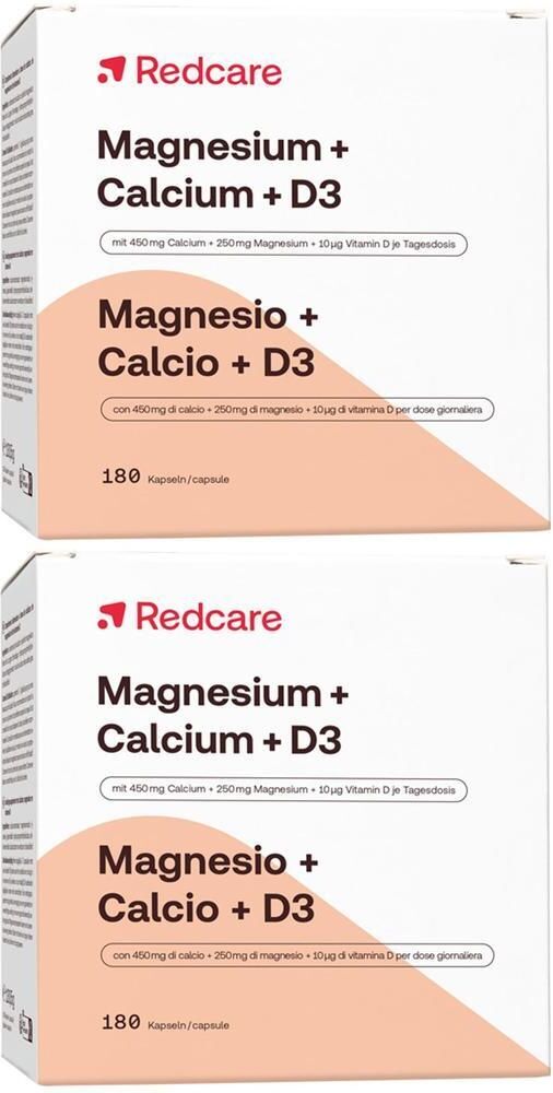 Redcare von Shop Apotheke Redcare Magnesium + Calcium D3 2x180 St Kapseln