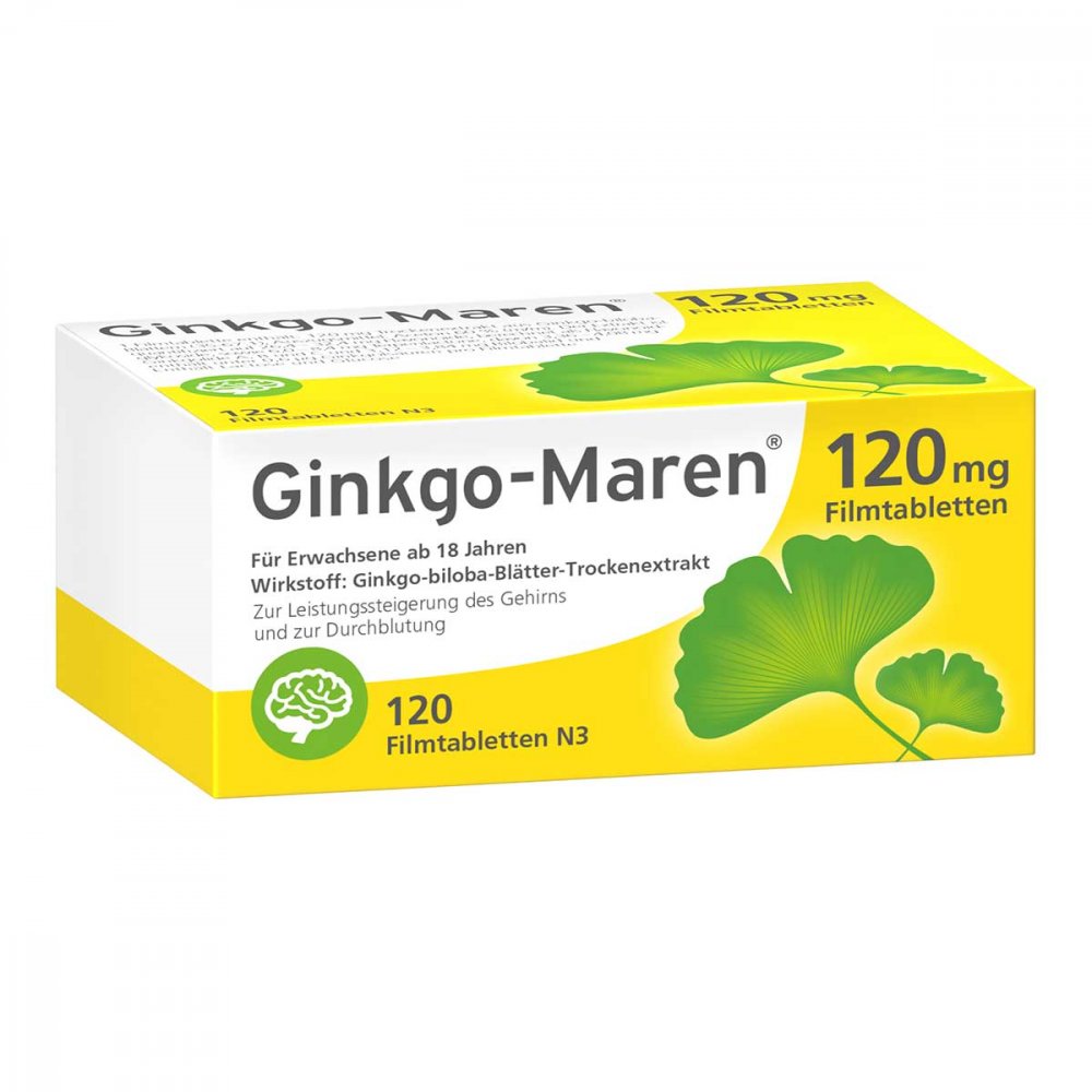 HERMES Arzneimittel GmbH Ginkgo-Maren 120mg 09206677