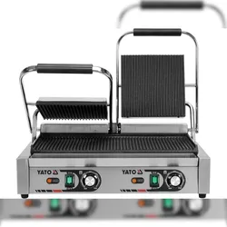 Gastro Doppel Elektrogrill, Tischgrill 3600W 580x360x190mm
