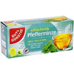 Gut & Günstig Pfefferminz Tee 25 Tassenportionen