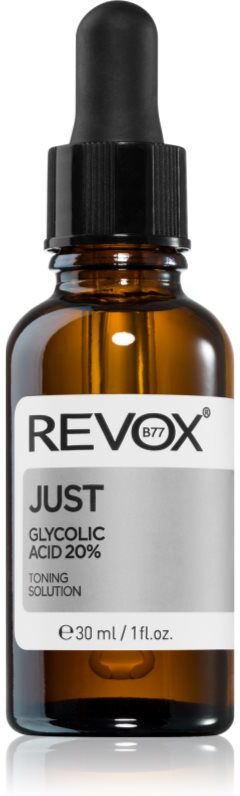 Revox B77 Just Glycolic Acid 20% Udglattende eksfolierende serum til ansigt 30 ml