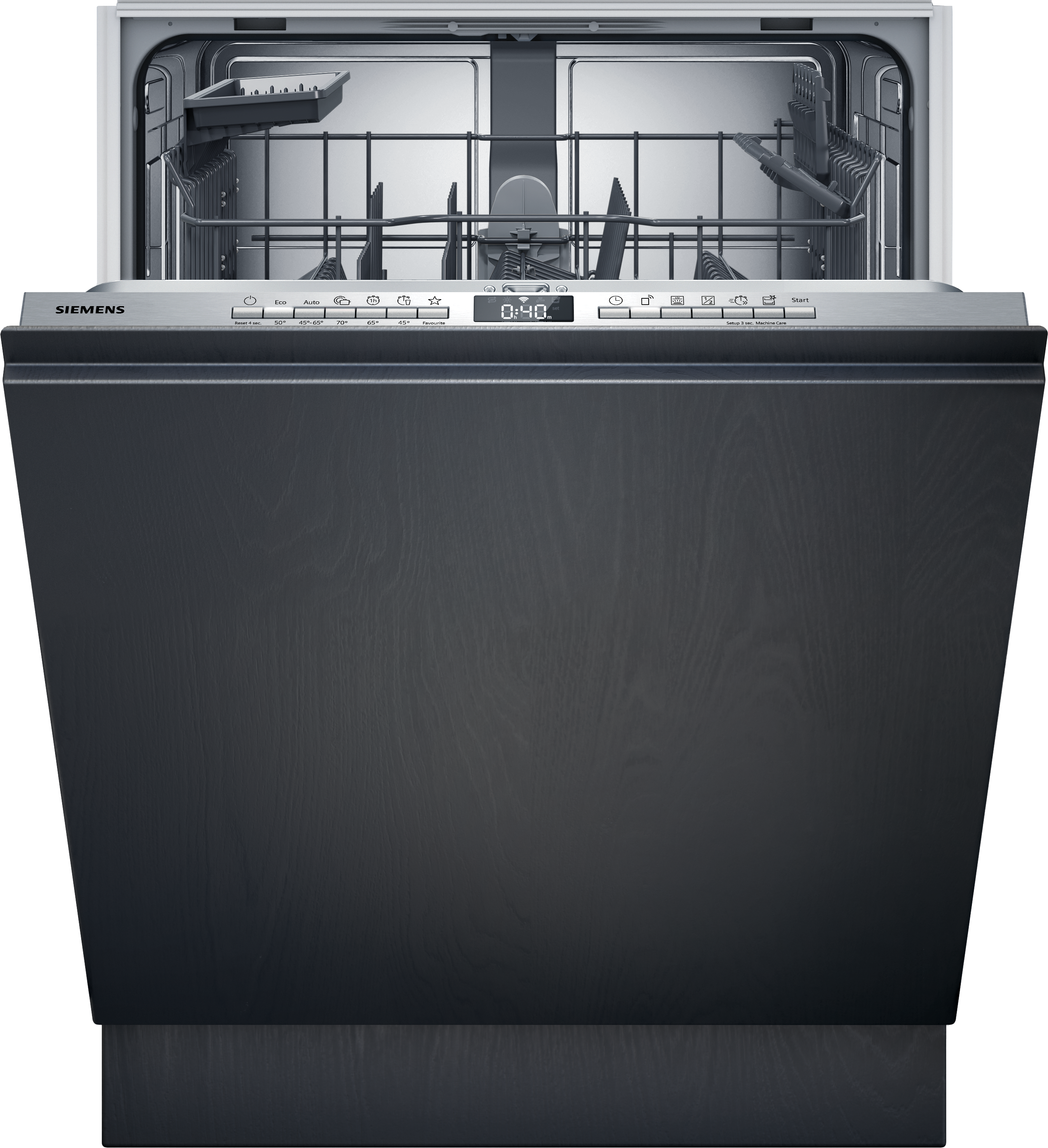 SIEMENS vollintegrierbarer Geschirrspüler "SN63HX04TE", Energieeffizienz: C (A-G), weiß, B:59,8cm H:81,5cm T:55cm, Geschirrspüler, Info Light - erlischt bei Beendigung des Spülvorgangs