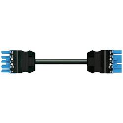 WAGO 771-9985/006-501 Netz-Anschlusskabel Netz-Buchse - Netz-Stecker Gesamtpolzahl: 5 Schwarz, Blau 5 m 1 St.