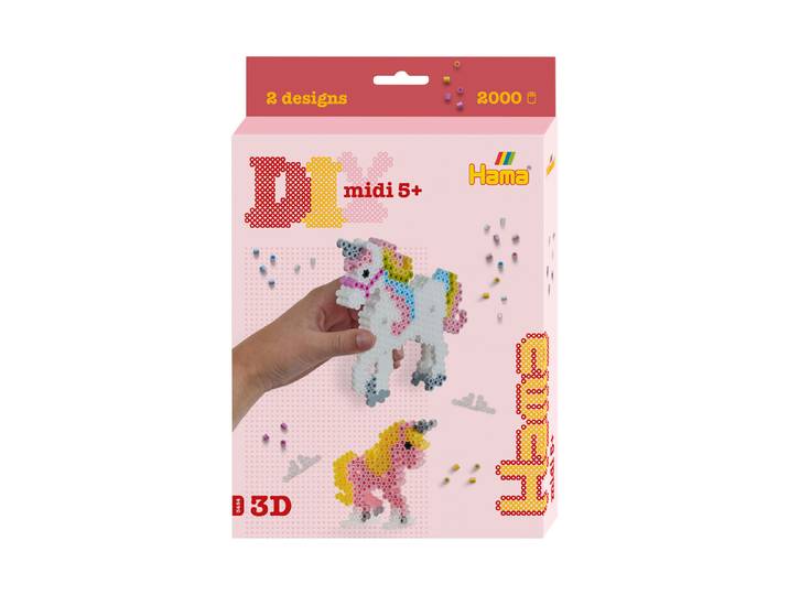Hama Midi kleine Geschenkspackung Einhörner