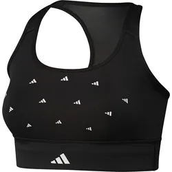 adidas POWERREACT TRAINING MEDIUM-SUPPORT CUP A-C Damen Sport-BH schwarz/weiß - XS