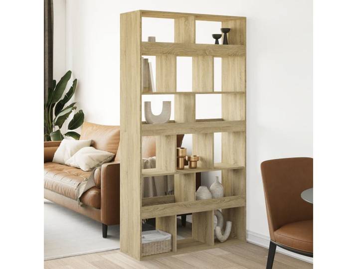 vidaXL Raumteiler, Raumteiler Sonoma-Eiche 100x33x187,5 cm Holzwerkstoff