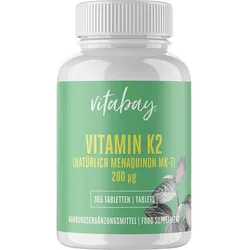 Vitamin K2 200 Mcg Mk-7 Vegan Jahrespackung 365 ST