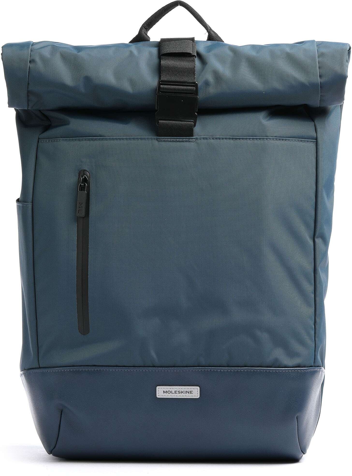 Moleskine Metro Rolltop Rucksack, blau
