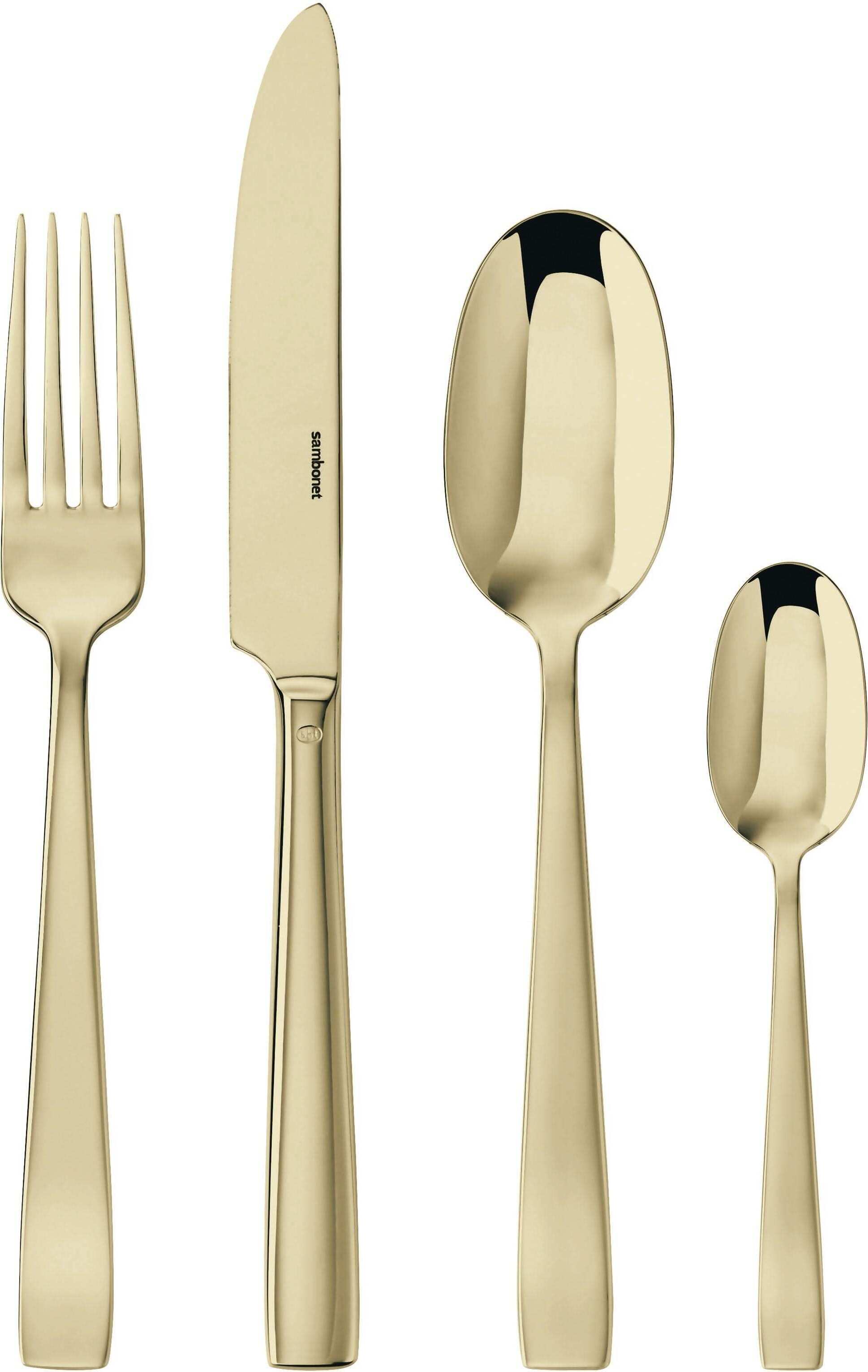 Sambonet Besteckset Flat - Champagne - 24-teilig / 6 Personen