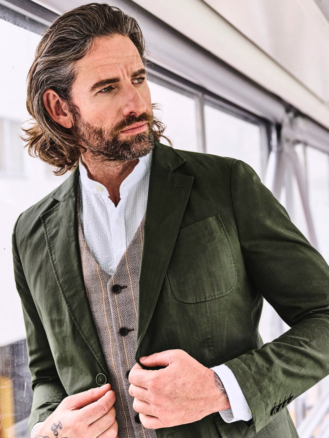 Mey & Edlich Stadtpfad-Sakko Grün 25