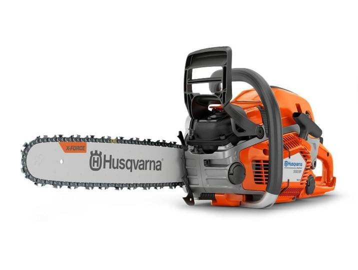 Benzin-Kettensäge HUSQVARNA 550 XP Mark II (45 cm Schwertlänge) , orange (orange, schwarz), Kettensägen, Benzin-Kettensäge, Kettensäge mit 50 cm³-Motor