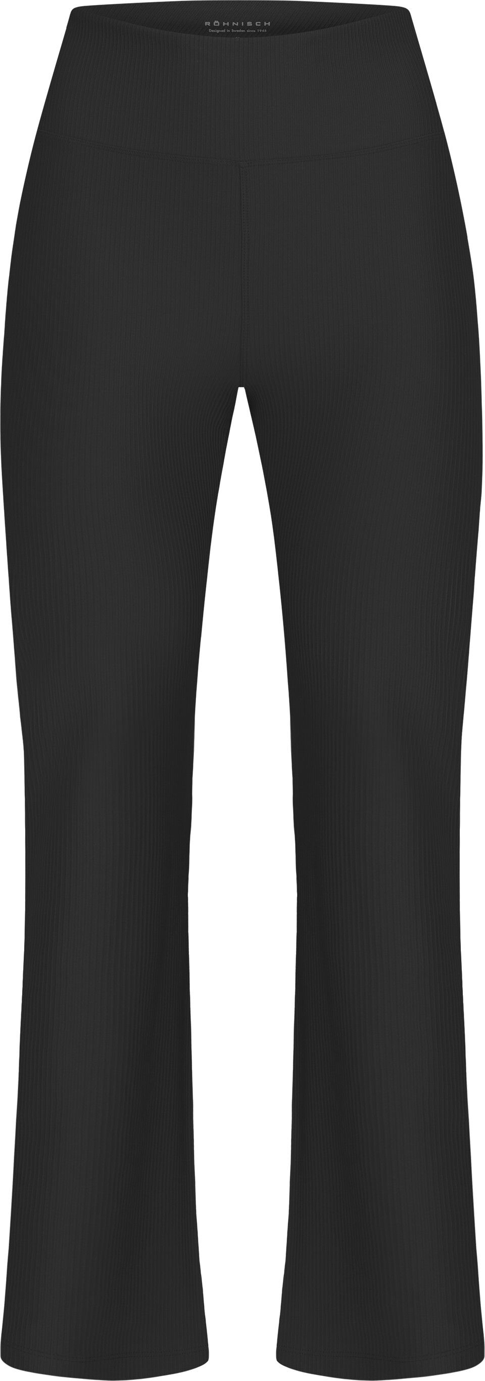 Röhnisch Women's Ribbed R Flare High waist Tight Black, XS
