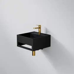 Steinberg Serie 443 Waschtisch Wandwaschtisch aus Mineo Stone, 443 7250 S 443 7250 S