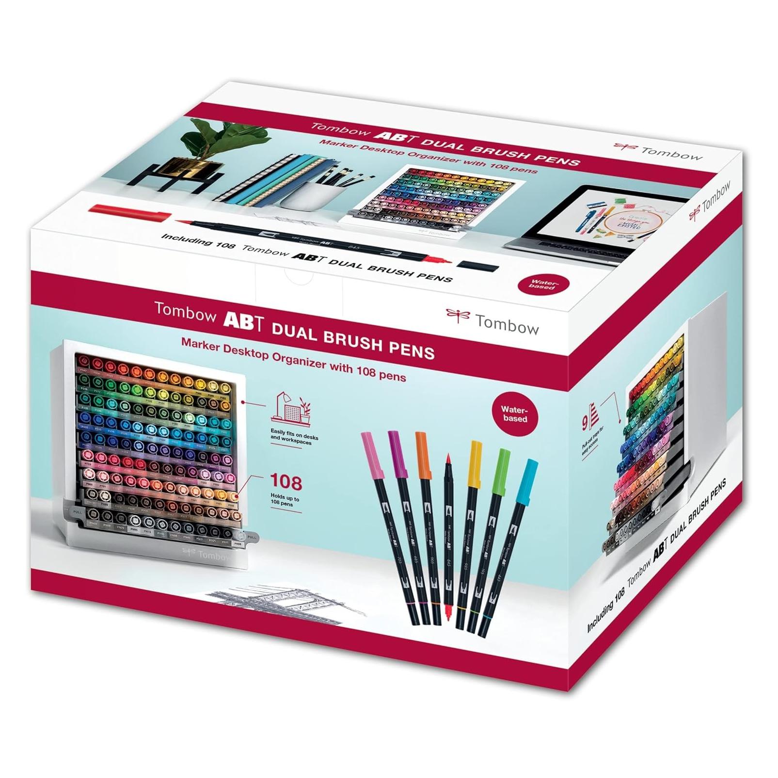 Tombow ABT Dual Brush Pen Organizer (108x) (ABT-108C-ORGA)