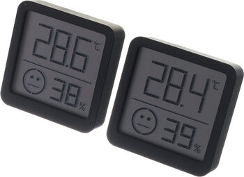 TFA Thermo-Hygrometer BK Set of 2 Noir