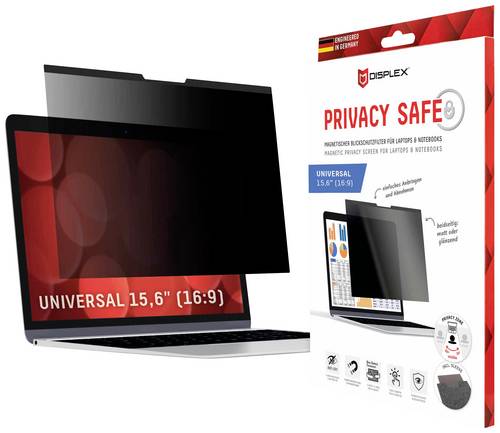 DISPLEX Privacy Safe Blickschutzfolie Notebook 39,6cm (15,6 ) Bildformat: 16:9 01763 Universal