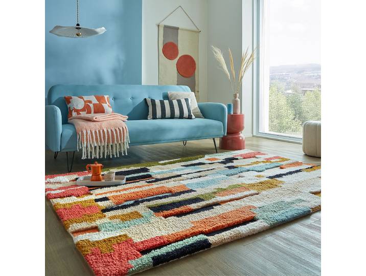 Wollteppich Zagora Multicolor 120 x 170cm Wolle