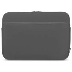 hama 00227069 Laptop-Sleeve Neoprene mit Vorderfach, 36 - 40 cm (14,1-15,6), Schwarz