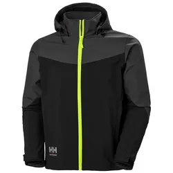 Softshelljacke "OXFORD" - 4XL - schwarz/dunkelgrau