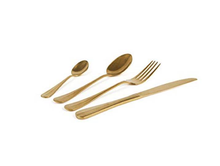 Excelsa Vintage Gold Besteck-Set, 24-teilig, Edelstahl 18/0