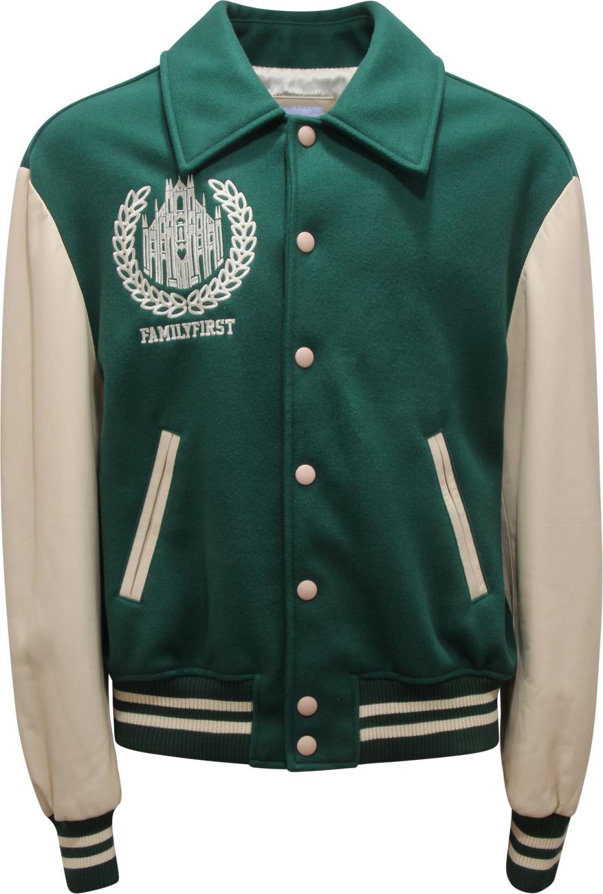 I6726 Giubbotto Uomo Family First Man Varsity College Jacket