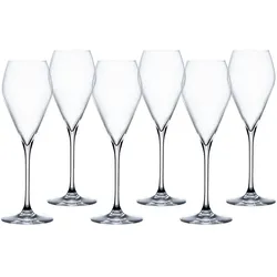 CHAMPAGNERGLÄSER Sparkling Party transparent 230 ml 6er Set