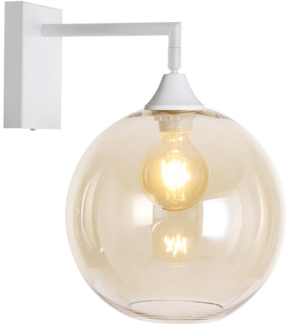 George Oliver Bonview Armed Sconce White/Amber