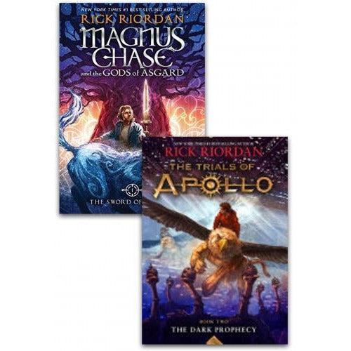 Disney Magnus Chase & Trials of Apollo 2 Book Set by Rick Riordan – Mythology Adventure Collection