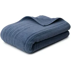 Gözze Frottierserie Mailand Bamboo blau Handtuch 50x100 cm