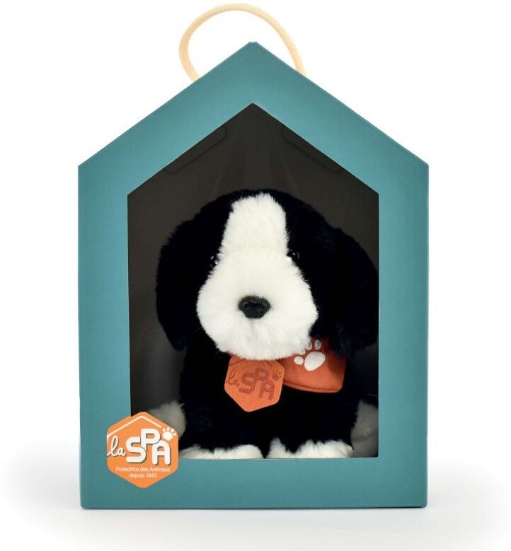 SPA Collection : Chien en Peluche noir 16 cm - Histoire d'Ours