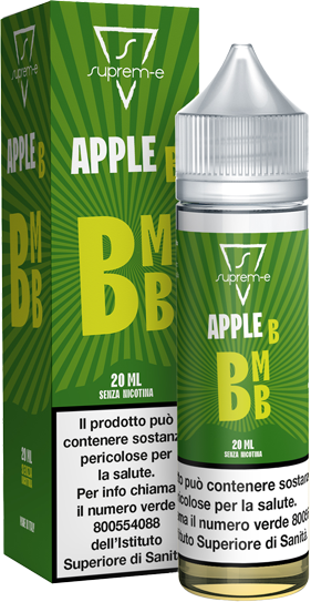 Suprem-e Apple Bomb Liquido Shot Mix 20ml Doppia Mela Menta