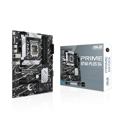 ASUS PRIME B760-PLUS D4 ATX Mainboard - Sockel 1700