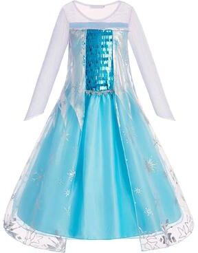 Uplift Treasures Girls Princess Cosplay Dress Costume For Kids 6 size 140