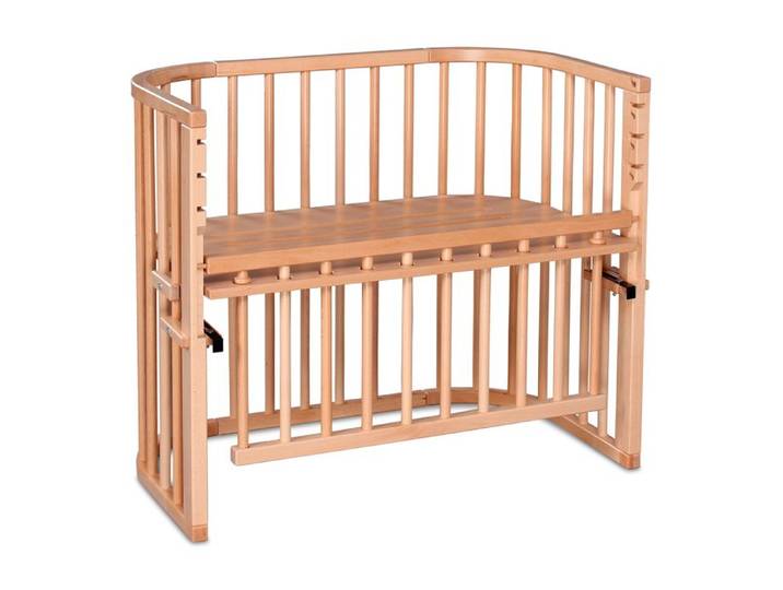 Beistellbett babybay Maxi Comfort Plus Natur Holz