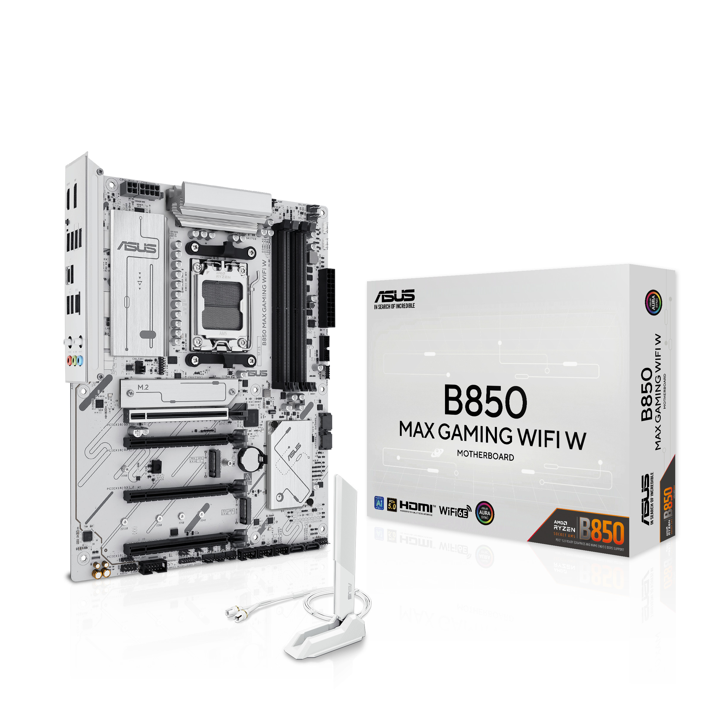 ASUS B850 MAX GAMING WIFI W ATX Mainboard - Sockel AM5