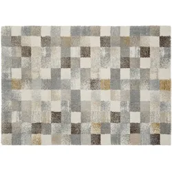 OCI Frisé-Teppich NEW VILLA SQUARES - D ca. 120.00